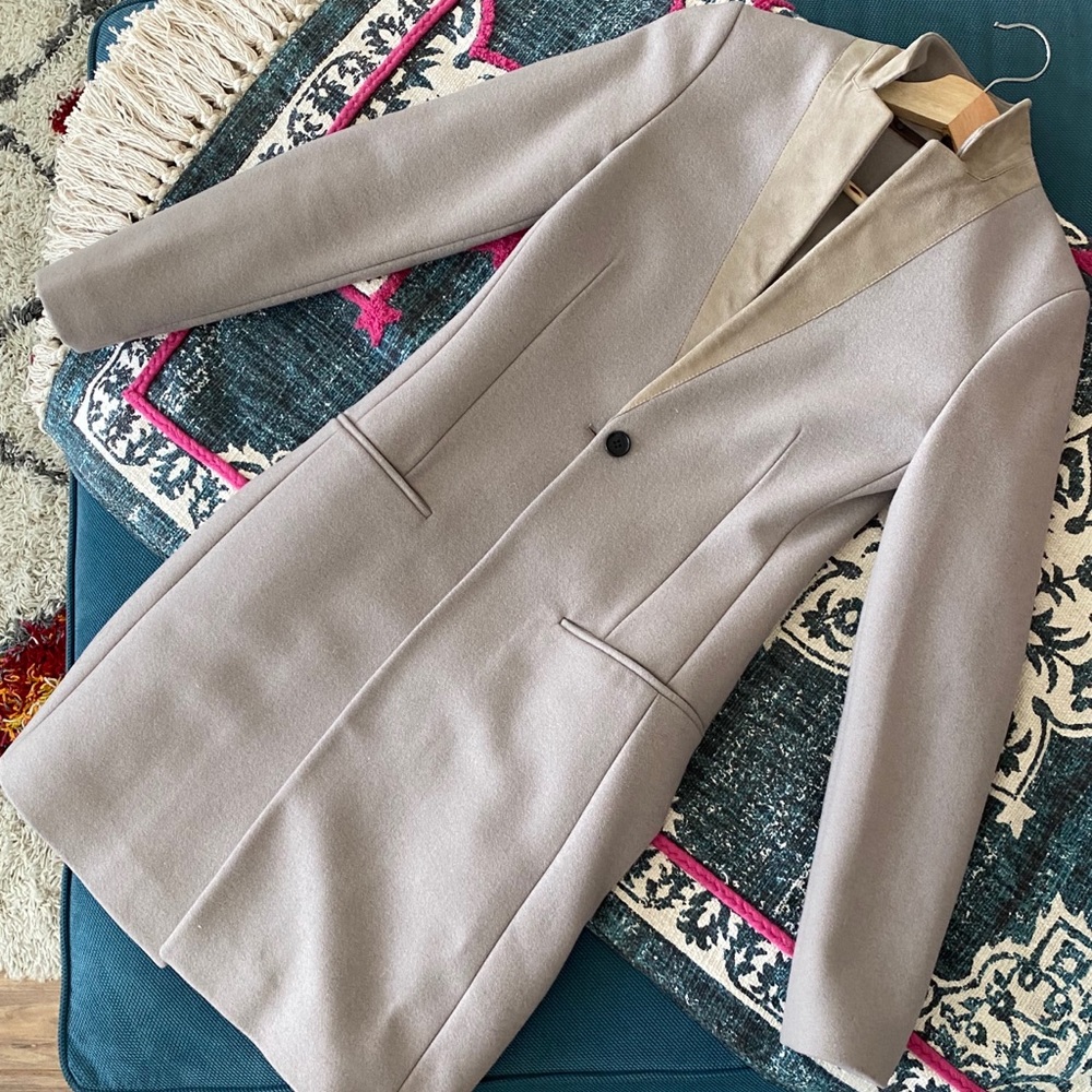 NWT All Saints Leni Coat - Picture 5 of 7